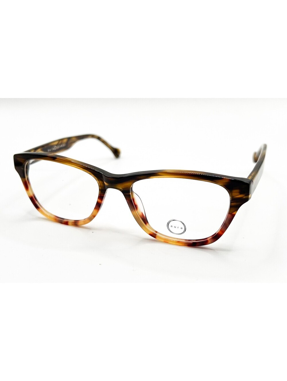 Aura Eyewear Lilac Blonde Horn Authentic Eyeglasses 52-17-135